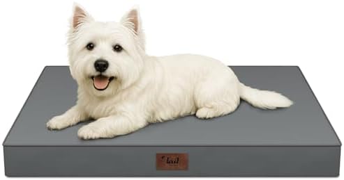 Waterproof Orthopedic Dog Crate Bed for Small Dogs & Cats