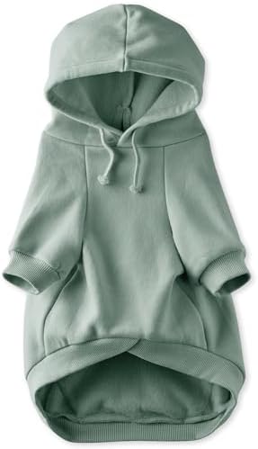 Pet Passion Rocky II Dog Hoodie, Sage, XX-Small