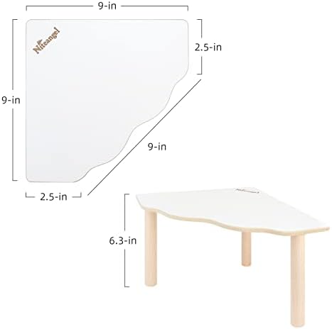 Niteangel Hamster Play Wooden Platform: Triangle - 9" L x 9" W - 6.3" H