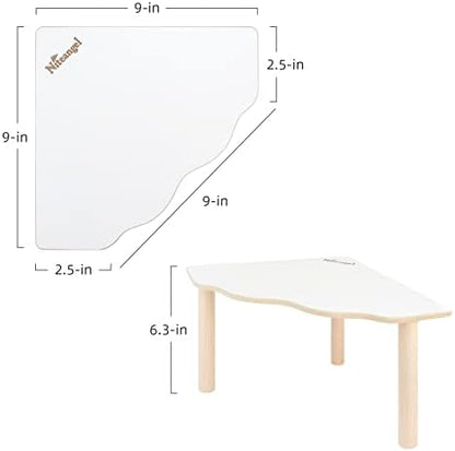 Niteangel Hamster Play Wooden Platform: Triangle - 9" L x 9" W - 6.3" H