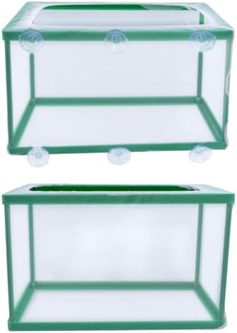 MY MIRONEY 2PCS 10.43" x 5.91" x 5.91" Fish Tank Breeder, Green