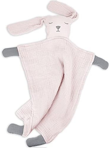 lulumoon Puppy Baby Security Blanket: Skin-Friendly Muslin Snuggle Lovey