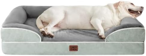 EHEYCIGA Orthopedic XXL Dog Bed, Waterproof Washable XL Big Pet Bed 46"