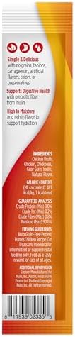 Nulo Freestyle Lickable Cat Treats - Perfect Purées Chicken Recipe, Squeezable Grain-Free Wet Cat Food Topper, High Moisture for Hydration, 0.5oz Tubes (Pack of 48)