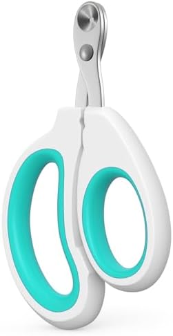 Aogeili Cat Nail Clippers - Stainless Steel, Non-Slip, Safe for Small Pets