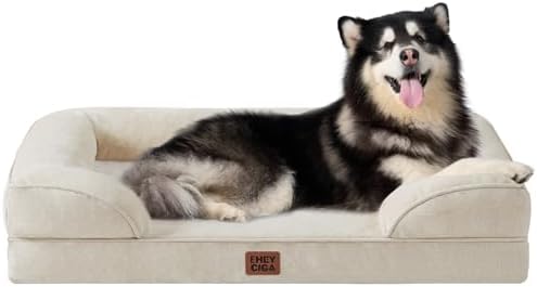 EHEYCIGA Orthopedic XXL Dog Bed, Waterproof Washable XL Big Pet Bed 48"