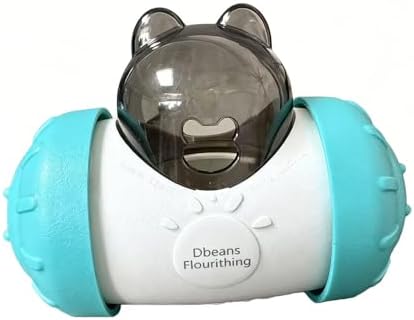 Interactive Treat Ball for Rabbits, Roll and Push, Use with Diced Carrot, Dried Herbs or Dried Fruit, Snack Toy Ball for Rabbits, Guinea Pigs, Chinchillas, Hamsters, Gerbils, Rat Ect