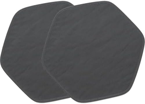 Amakunft 2Pcs Waterproof Hexagon Playpen Mat Washable Pee Pad Fit with Small Animal Playpen (42.5in x 41in) Reusable Pet Bedding Liner for Guinea Pig, Rabbit, Hamster, Chinchilla, Hedgehog
