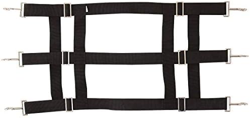 Southwestern Equine Premium Nylon Stall Guard for Horses (Black)