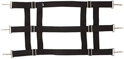 Southwestern Equine Premium Nylon Stall Guard for Horses (Black)