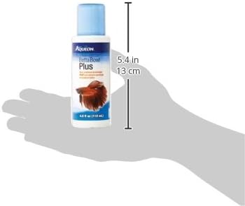 Aqueon Aquarium Fish Tank Betta Bowl Plus Water Conditioner, 4 Ounce (Pack of 2)