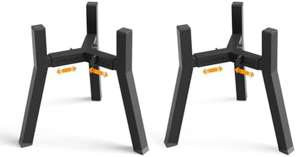 2Pack Elevated Dog Bowl Stand for Large Dogs, Adjustable Width 7-10.6", Raised Food Water Bowl Stand, Bowl NOT Included