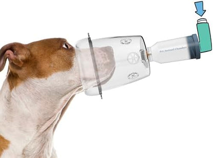 Canine Aerosol Chamber Inhaler Spacer for Cats, Dogs, Horse and Other Wildlife (L- Large Dogs)