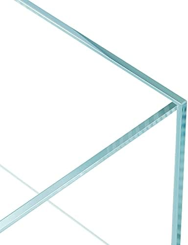 LANDEN Aquarium Cube 6.6 Gallon Ultra Clear Glass Rimless Fish Tank 30C