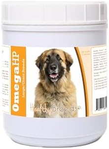 Healthy Breeds Leonberger Omega HP Fatty Acid Skin and Coat Support Soft Chews 90 Count