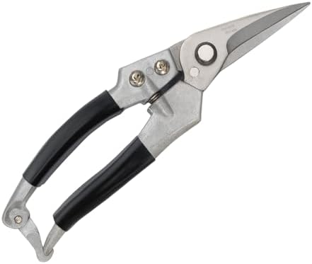 Goat Hoof Trimmers and Farrier Shears – Versatile Hoof, Wire, and Pipe Cutting Tool for Livestock – Silver (2pack)