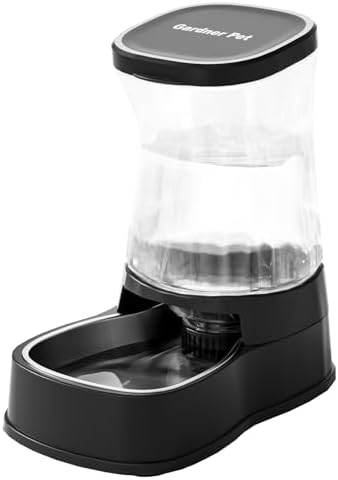 Automatic Dog Water Dispenser, Stainless Steel Bowls Feeder, 100% BPA-Free