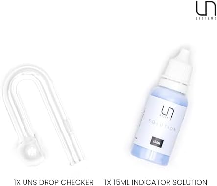Ultum Nature Systems CO2 Drop Checker - Glass CO2 Drop Checker for Aquarium, CO2 Aquarium Kit with Solution, CO2 Monitor Complete Set for Planted Aquariums - Drop Checker Hang on Edge Mount (HD)