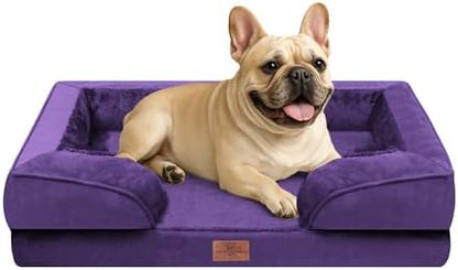 Comfort Expression Waterproof Orthopedic Dog Bed for Medium Size Dog