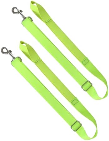 Harrison Howard Half Elastic Horse Blanket Leg Straps Replacement, Adjustable Leg Straps with Controlled Stretch for Heavy Blankets, Secure Fit for Turnout, Stable & Transport Yellow Full Large