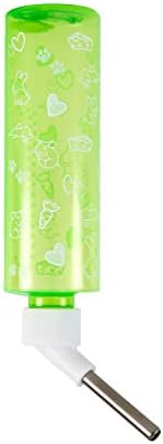 Lixit® Critter Bright Water Bottles for Hamsters, Rabbits, Chinchillas, Ferrets, Guinea Pigs and Other Small Animals - Made in USA (Blue (Pack of 1), 8 Ounce)