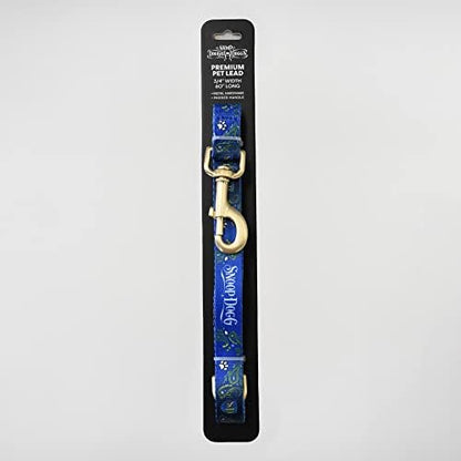 Snoop Doggie Doggs Deluxe Pet Leash, Halftime, 60" x 3Q Inch