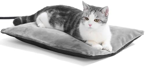 Outdoor Heating Pad，Heating Pet Bed for Small, Medium, Large and Dogs/Cats - Auto Temperature Control Outdoor Heated Pet Pad. (M -16 x 12 inch)