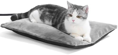 Outdoor Heating Pad，Heating Pet Bed for Small, Medium, Large and Dogs/Cats - Auto Temperature Control Outdoor Heated Pet Pad. (M -16 x 12 inch)