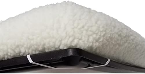 MidWest Homes for Pets QuietTime Dog Bed – White Fleece Bolster, Ultra-Soft and Machine Washable, Fits 24-Inch Crates and Carriers, for Small Breed Dogs (Pack of 2)