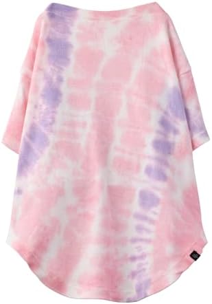 Pet Passion Toby II Dog T-Shirt, 3 Pack, Pink Tie Dye, XX-Small