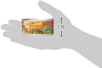 Friskies Purina Wet Cat Food Tasty Treasures with Chicken and Tuna in Gravy (Scallop Flavor) - (Pack of 48) 5.5 oz. Cans