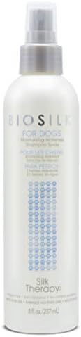 BioSilk for Dogs Silk Therapy Waterless Dog Shampoo Spray, 8 Fl Oz