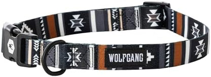 Wolfgang Wide Venture Dog Collar Newmoon Print Large