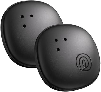 Life360 Tile Sticker - Small Bluetooth Tracker, Remote Finder and Item Locator for Bikes, Glasses and More. Both iOS and Android Compatible. Phone Finder. 2-Pack (Black)