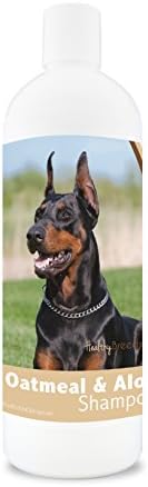 Healthy Breeds Dog Oatmeal Shampoo with Aloe for Doberman Pinscher - Over 75 Breeds – 16 oz - Mild and Gentle for Itchy, Scaling, Sensitive Skin – Hypoallergenic Formula and pH Balanced
