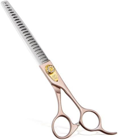 Thinning Shears for Dogs and Cats Pet Grooming Scissors Chunkers Shears 440C Stainless Steel Professional Dog Trimming Scissors 7.5''