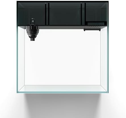 LANDEN EzFlux 35 Rimless 10 Gallon Rear Filtration Tank, Pump Included