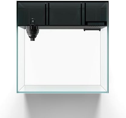 LANDEN EzFlux 35 Rimless 10 Gallon Rear Filtration Tank, Pump Included