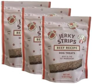 Beef Recipe Dog Treats, Jerky Sticks - 3 Count (6 oz, Beef)
