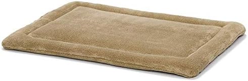 MidWest Homes for Pets XXS QuietTime Taupe Micro Terry Pet Bed, Ultra-Soft & Cushioned Crate Pad for 18-inch Crates, Machine Washable, For Small Dogs & Cats