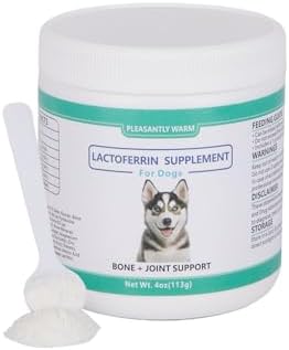 Lactoferrin for Dogs - 4oz Chicken Flavor, Supports Canine Bone, Joint & Immune Health, Premium Dog Nutritional Supplement