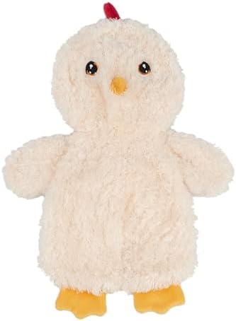 Best Pet Supplies Interactive Squeaky Dog Toy - Baby Chicken, Cream