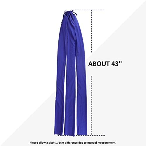 Harrison Howard 3 Tube Stretchy Fabrics Adjustable Closure Lightweight Horse Tail Bag for Horses Braid-in Tail Bag