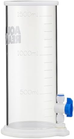 AquaReady DC-1 Acrylic Dosing Container Includes Quick Connect Fittings. Auto Top Off Reservoir, Low Profile Footprint 1.5L Capacity