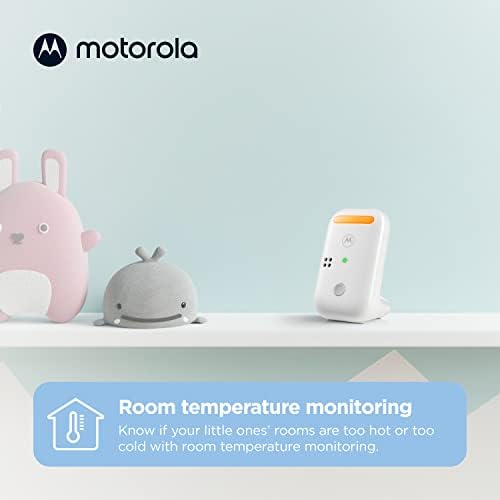 Motorola Nursery Audio Baby Monitor, No WiFi, 1000ft Range, Lullabies, Nightlight, Portable Parent Unit, Cry Detection, DECT, PIP11