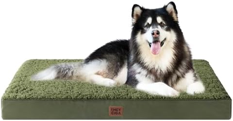 EHEYCIGA Orthopedic Dog Bed Extra Large with Removable Washable Cover, 50IN