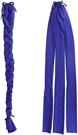 Harrison Howard 3 Tube Stretchy Fabrics Adjustable Closure Lightweight Horse Tail Bag for Horses Braid-in Tail Bag