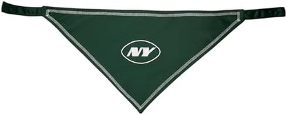 Pets First NFL New York Jets TIE Bandana, Size Large/X-Large. Dog Bandana Scarf Bib for Pet Cat Dog. The Ultimate Game-Day, Party Bandana