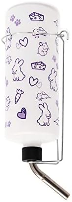 Lixit® Original Super Seal Classic Water Bottle for Rabbits, Cats, Ferrets, Hamsters, Guinea Pigs, Gerbils and Other Small Animals - Made in USA (Frosted (Pack of 1), 32 Ounce)