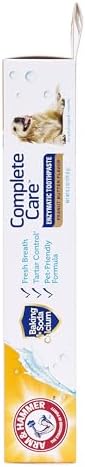 Arm & Hammer Complete Care Enzymatic Dog Toothpaste, Peanut Butter, 6.2 Oz